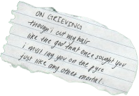 on grieving